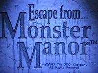une photo d'Ã©cran de Escape From Monster Manor sur Panasonic 3DO